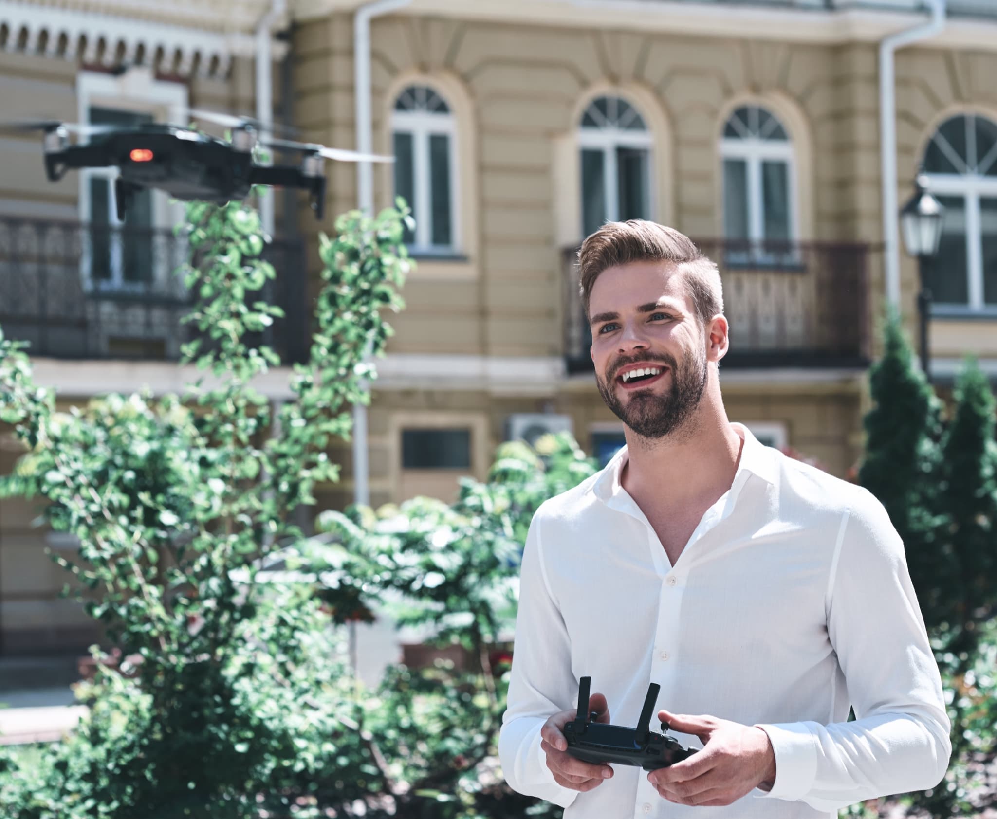 Drone For X — pilot operator in the field